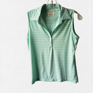 E/P Women tank top green size S